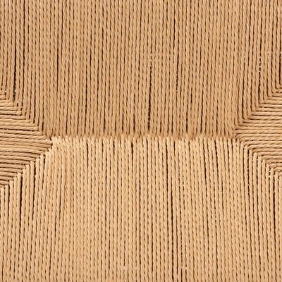 Saura Wood Hemp Accent Bench Oak Brown - Baxton Studio 8 Saura Wood Hemp Accent Bench Oak Brown - Baxton Studio - Image 6