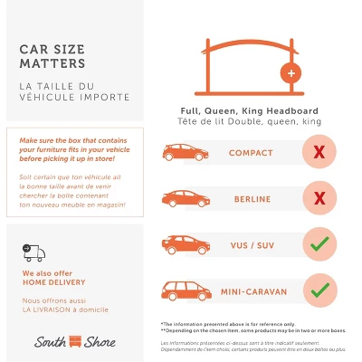 South Shore Cavalleri Headboard Nordik Oak 11 South Shore Cavalleri Headboard Nordik Oak - Image 9