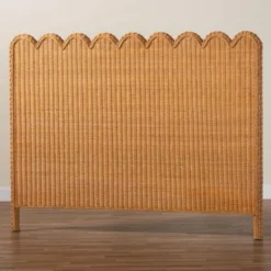 Bali & Pari Maritza Scalloped Rattan Pitrit Standalone Headboard -Nexera Furniture Store GUEST 79cd34e6 c1c8 46f0 a33d 1f7b2a9fd620