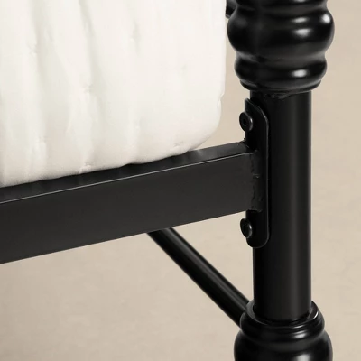 Queen Balka Platform Metal Bed Black - South Shore 10 Queen Balka Platform Metal Bed Black - South Shore - Image 8