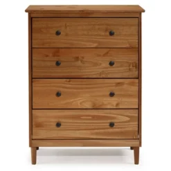 Stiva Classic Mid-Century Modern Vertical 4 Drawer Dresser - Saracina Home 11 Stiva Classic Mid-Century Modern Vertical 4 Drawer Dresser - Saracina Home -Nexera Furniture Store GUEST 7d52ef34 1e46 4920 a3a1 34d91177eaef