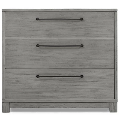 Simmons Kids' Willow 3 Drawer Dresser With Changing Top - Rustic Ash 7 Simmons Kids' Willow 3 Drawer Dresser With Changing Top - Rustic Ash - Image 5