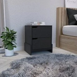 Grungis Modern Nightstands With Sturdy Base,Night Stand Bedside Table With 2 Drawers,Space-Saving Side Table For Bedroom,Living Room 12 Grungis Modern Nightstands With Sturdy Base,Night Stand Bedside Table With 2 Drawers,Space-Saving Side Table For Bedroom,Living Room -Nexera Furniture Store GUEST 85d5a073 22e6 430c 98ec c9a455354bb0