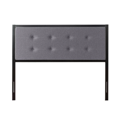 Barbara Upholstered Button Tufted Metal Headboard - Zinus 3 Barbara Upholstered Button Tufted Metal Headboard - Zinus