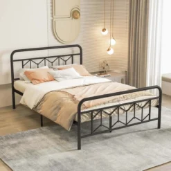 Costway Twin/Full/Queen/King Size Bed Frame Mattress Foundation With Headboard 12.5" Under-bed Storage Black 25 Costway Twin/Full/Queen/King Size Bed Frame Mattress Foundation With Headboard 12.5" Under-bed Storage Black -Nexera Furniture Store GUEST 87375028 b395 4ab8 8767 cf70db8b27d8