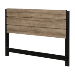 Munich Headboard Weathered Oak/Matte Black - South Shore -Nexera Furniture Store GUEST 8865a818 a4c5 41b2 bef0 5b72172b1192