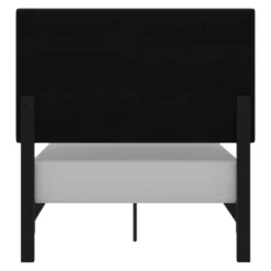 Twin Janford Upholstered Bed Black Faux Leather - Room & Joy 22 Twin Janford Upholstered Bed Black Faux Leather - Room & Joy -Nexera Furniture Store GUEST 88b0d284 793c 46ad 806d a7e4de76edf6
