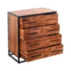 Handmade Dresser With Live Edge Design 4 Drawers Brown/Black - The Urban Port -Nexera Furniture Store GUEST 88be3979 8c3c 4f48 925c 19e6055e2429