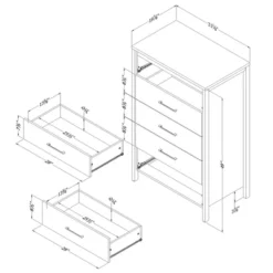 Gravity 5 Drawer Chest - South Shore -Nexera Furniture Store GUEST 88d6035d 1d52 4047 9a3f a520c3761ed7