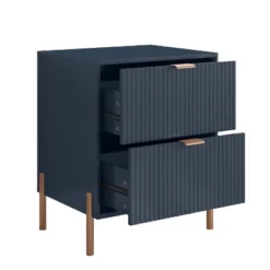 Festivo 3pc Modern Elegance 2 Drawer Nightstands And 5 Drawer Chest Set Navy -Nexera Furniture Store GUEST 89fbf6da 3f85 4c4e 952d 1be2a5dc4084