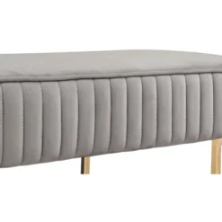 Simple Relax Set Of 2 Velvet Bench With Metal Base In Grey -Nexera Furniture Store GUEST 8a2c120c 954a 4980 b1f0 30dd021edab3