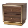 Cormac Wood And Metal 2 Drawer Nightstand - Baxton Studio -Nexera Furniture Store GUEST 8a73556a bd9f 4328 98a4 46ca95f5a72e