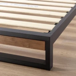 Suzanne Platform Bed With Headboard Black - Zinus 13 Suzanne Platform Bed With Headboard Black - Zinus -Nexera Furniture Store GUEST 8a82b020 e77d 4b1b 8d6e 3bd021911e93