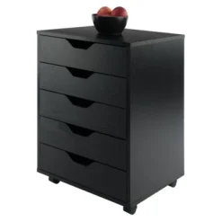 Halifax 5 Drawer Cabinet With Casters Black - Winsome -Nexera Furniture Store GUEST 8b9874cb afe1 4279 b626 6cdc35417e2f