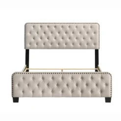 Phebe Button Tufted Upholstered Bed - HOMES: Inside + Out -Nexera Furniture Store GUEST 8bf92e1b 7afd 4551 97b9 9d2c236e519a