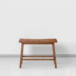 Saddle Seat Wooden Bench With Canted Frame Brown - Benzara -Nexera Furniture Store GUEST 8d330535 1cb7 40f0 be70 2f82abf33e6d