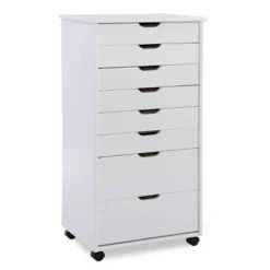 Cary 8 Drawer Rolling Storage Cart - Linon -Nexera Furniture Store GUEST 8d4082ae afad 4118 9037 62697cb4d589
