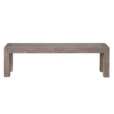 Auckland Bench Reclaimed Wood Weathered Gray - Steve Silver Co. 3 Auckland Bench Reclaimed Wood Weathered Gray - Steve Silver Co.