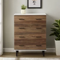 Higgins Modern Vertical 4 Drawer Dresser - Saracina Home -Nexera Furniture Store GUEST 8f17eadd eda0 4c64 9866 90be4567a918