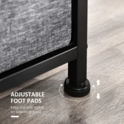 HOMCOM 8-Drawer Dresser, 3-Tier Fabric Chest Of Drawers, Storage Tower Organizer Unit With Steel Frame For Bedroom, Hallway -Nexera Furniture Store GUEST 8fc6d466 7d4b 47f1 b024 6165aa25d06d