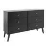 Mid Century Modern 6 Drawer Dresser - Prepac -Nexera Furniture Store GUEST 91292f54 d72f 47ef 9cc9 64ed9e992470