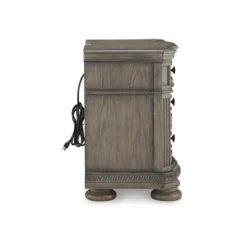 Signature Design By Ashley Ardenfield Three Drawer Night Stand With USB Ports, Light Brown -Nexera Furniture Store GUEST 938ce078 aa24 4193 9ded dfed329f9ce1