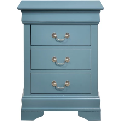 Passion Furniture Louis Philippe 3-Drawer Nightstand (29 In. H X 16 In. W X 21 In. D) 9 Passion Furniture Louis Philippe 3-Drawer Nightstand (29 In. H X 16 In. W X 21 In. D) - Image 7