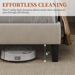 Yaheetech Upholstered Bed Frame With Charging Outlets & USB Ports -Nexera Furniture Store GUEST 945278ad bbc5 49d8 adfc 90eb80f9b954