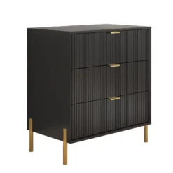 Festivo 4pc Modern Elegance Bedremm Chest And Dresser And 3 Drawer Nightstands Set Black -Nexera Furniture Store GUEST 9498b668 39e6 48cb 872f 14121231ba16