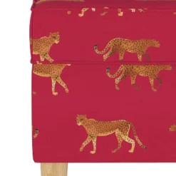 Storage Bench Cheetah Walk Raspberry - Skyline Furniture -Nexera Furniture Store GUEST 94c24526 ce0b 4e8b 9b0b 005ef0c94103