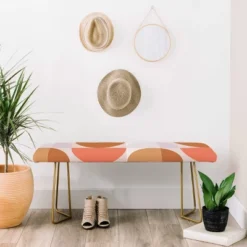 ThirtyOne Illustrations Bench Plum/Tangerine - Deny Designs 7 ThirtyOne Illustrations Bench Plum/Tangerine - Deny Designs -Nexera Furniture Store GUEST 96d6afb2 fda1 45f0 a4c9 f2cac0200354