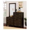Simones Rustic 8 Drawer Dresser And Mirror Wire-Brushed Rustic Brown - HOMES: Inside + Out -Nexera Furniture Store GUEST 97e33b79 0489 4da1 b13e 91be5a368896