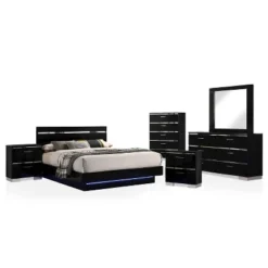 6pc Cavatao Bedroom Set With Led Light - MiBasics -Nexera Furniture Store GUEST 984f67c3 d29c 4a3d ae63 860bffa36dac