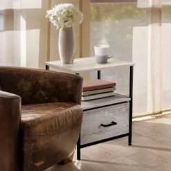 Sorbus Fabric Nightstand Dresser For Closet Bedroom Etc -Nexera Furniture Store GUEST 98a2ec3c e8f1 4663 a83e ce7441322d4e