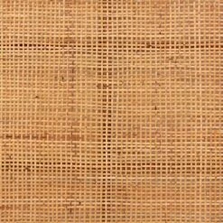 Bali & Pari Queen Size Caspia Rattan And Mahogany Wood Headboard Light Honey/Red Teak