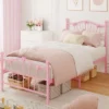 Garvee Twin Bed Frame For Girls, Metal Twin Size Bed Frame With Sweet Heart-Shape Headboard And Footboard, No Box Spring Needed, Easy Assembly 2 Garvee Twin Bed Frame For Girls, Metal Twin Size Bed Frame With Sweet Heart-Shape Headboard And Footboard, No Box Spring Needed, Easy Assembly -Nexera Furniture Store GUEST 98a4b982 8b9c 4c4c 8f2d bab6225d800b