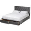 Caronia Velvet Upholstered 2 Drawer Platform Storage Bed - Baxton Studio -Nexera Furniture Store GUEST 98a79c33 1338 4558 a24a 0e78086d4633