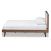 Soloman Mid - Century Modern Fabric And Walnut Finished Wood Platform Bed - Baxton Studio -Nexera Furniture Store GUEST 98c68847 2477 480d b15c bb57d14ddd27