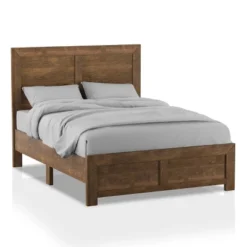 Quail Wood Grain Finish Panel Bed Rustic Light Walnut - HOMES: Inside + Out -Nexera Furniture Store GUEST 9985c146 36b3 4fd0 a061 e181060ada87