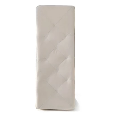 Nano 48" Upholstered Modern Double Layered Cushion Bedroom Bench - The Pop Maison 6 Nano 48" Upholstered Modern Double Layered Cushion Bedroom Bench - The Pop Maison - Image 4