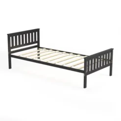 Costway Twin Wood Platform Bed With Headboard And Footboard Mattress Foundation -Nexera Furniture Store GUEST 9be7a22c 7a87 4a49 997d c16c6cb076f7
