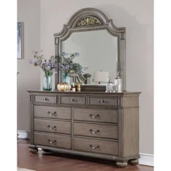 5pc Pennings Traditional Bedroom Set Gray - HOMES: Inside + Out -Nexera Furniture Store GUEST 9c511e9c b6f8 4227 b390 9cf8bac67233