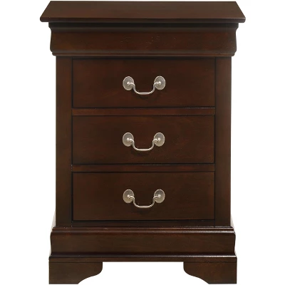 Passion Furniture Louis Philippe 3-Drawer Nightstand (29 In. H X 16 In. W X 21 In. D) 14 Passion Furniture Louis Philippe 3-Drawer Nightstand (29 In. H X 16 In. W X 21 In. D) - Image 12
