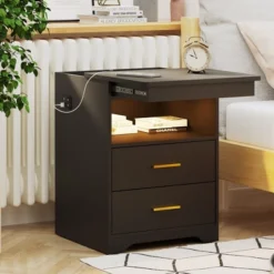 Fredees Night Stand With Drawer, Charging Bedside Table With USB & Type-C Port, LED Nightstand With Human Sensor Light. 13 Fredees Night Stand With Drawer, Charging Bedside Table With USB & Type-C Port, LED Nightstand With Human Sensor Light. -Nexera Furniture Store GUEST 9d36f8fa dab2 4776 8130 53088084031d