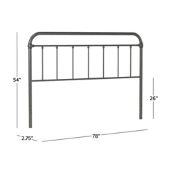 King Kirkland Metal Headboard Aged Pewter - Hillsdale Furniture -Nexera Furniture Store GUEST 9e0a92c8 a383 42cd bf54 73eec2ab73ab