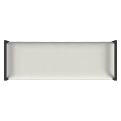 Modern Metal Bench Cream Boucle - HomePop 11 Modern Metal Bench Cream Boucle - HomePop -Nexera Furniture Store GUEST 9e553757 fbed 4e51 9eb4 ac45869f8696