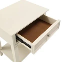 Leavitt Linen Drawer Face Nightstand Beige - Inspire Q -Nexera Furniture Store GUEST 9f8b862c 5361 40f0 9bfe 060f6b7ee331