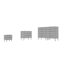 Rockefeller 10 Drawer Dresser, 3 Drawer Dresser And 2 Drawer Nightstand Set - Manhattan Comfort 27 Rockefeller 10 Drawer Dresser, 3 Drawer Dresser And 2 Drawer Nightstand Set - Manhattan Comfort -Nexera Furniture Store GUEST 9f991fbf bee0 45fb aad5 54bcfd98b58d