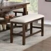 Foret Padded Counter Height Bench Rustic Oak/Beige - HOMES: Inside + Out 1 Foret Padded Counter Height Bench Rustic Oak/Beige - HOMES: Inside + Out -Nexera Furniture Store GUEST a07857e2 62d0 4b14 a2c1 a8c33e392631