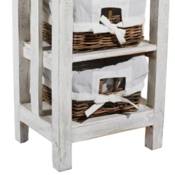Farmhouse Mahogany Rectangular Storage Unit White - Olivia & May -Nexera Furniture Store GUEST a16d621b 6605 4d7e aefc fb4c3ffd1870